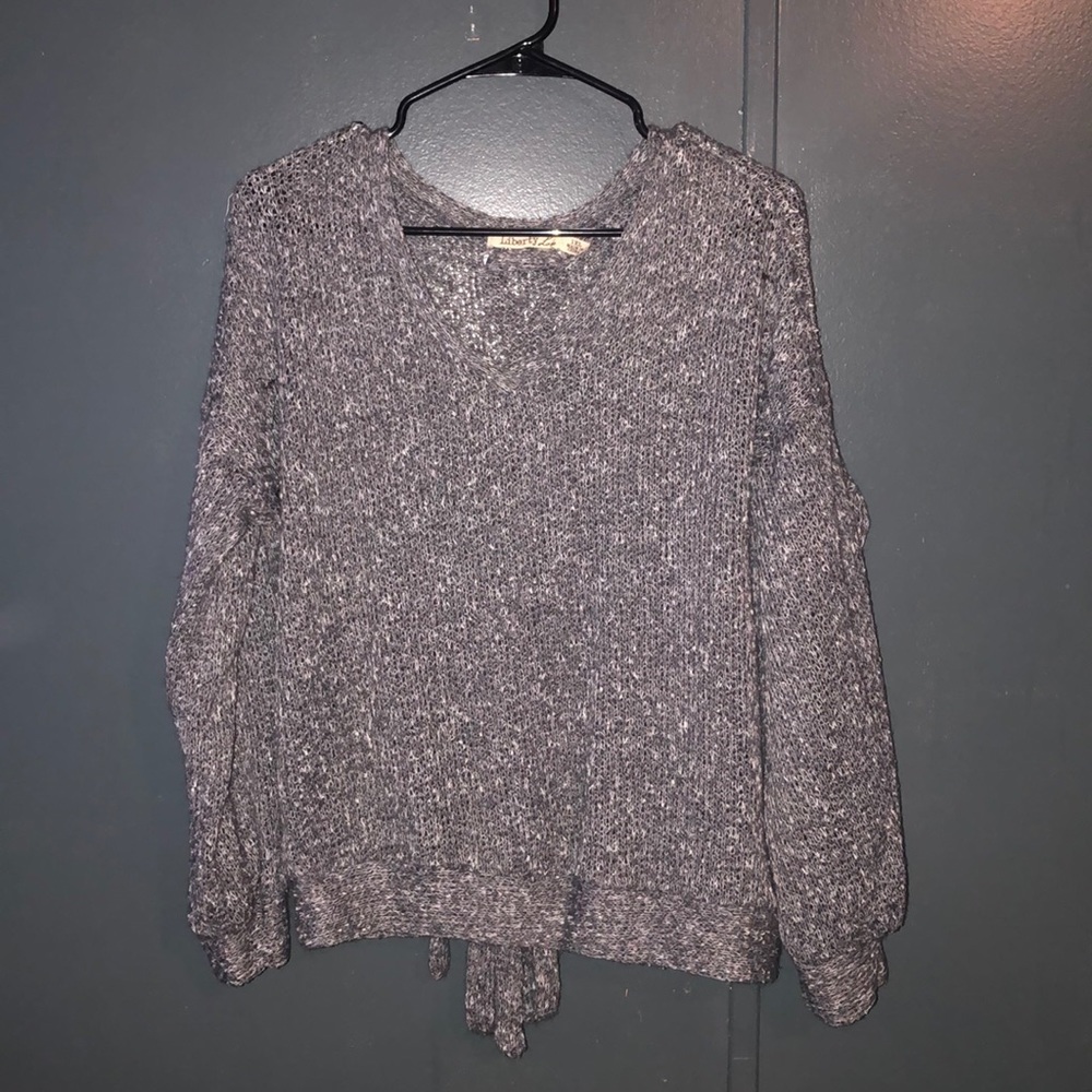 Gray sweater